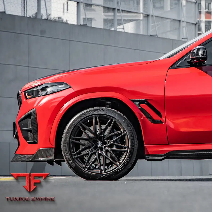 BMW X6M F96 SIDE FENDER TRIM IN PREPREG CARBON FIBRE - Carbon Fibre Parts