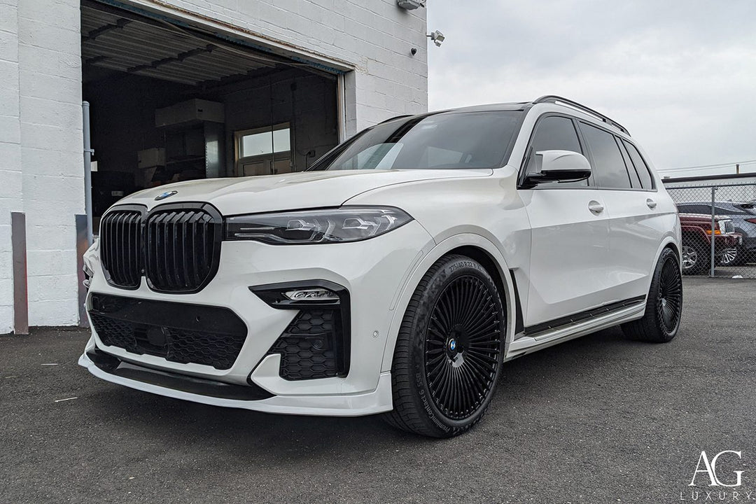 BMW X7 on custom forged wheels