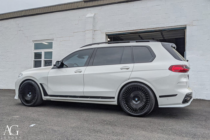 BMW X7 on custom forged wheels