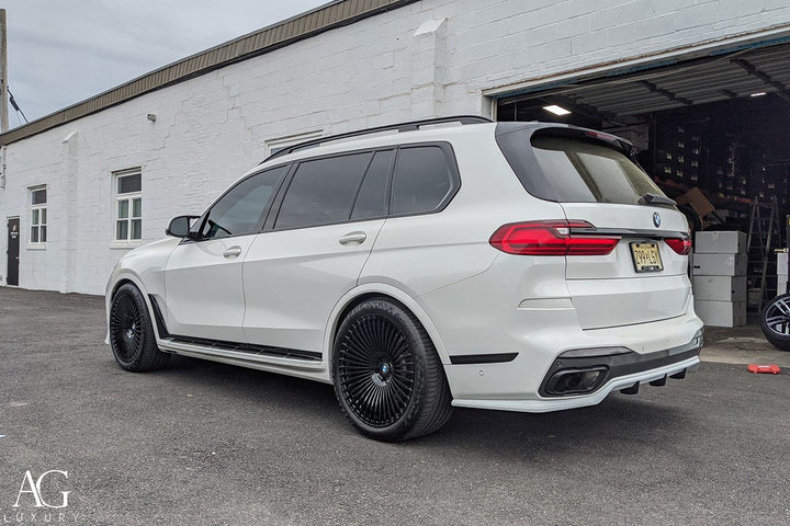 BMW X7 on custom forged wheels