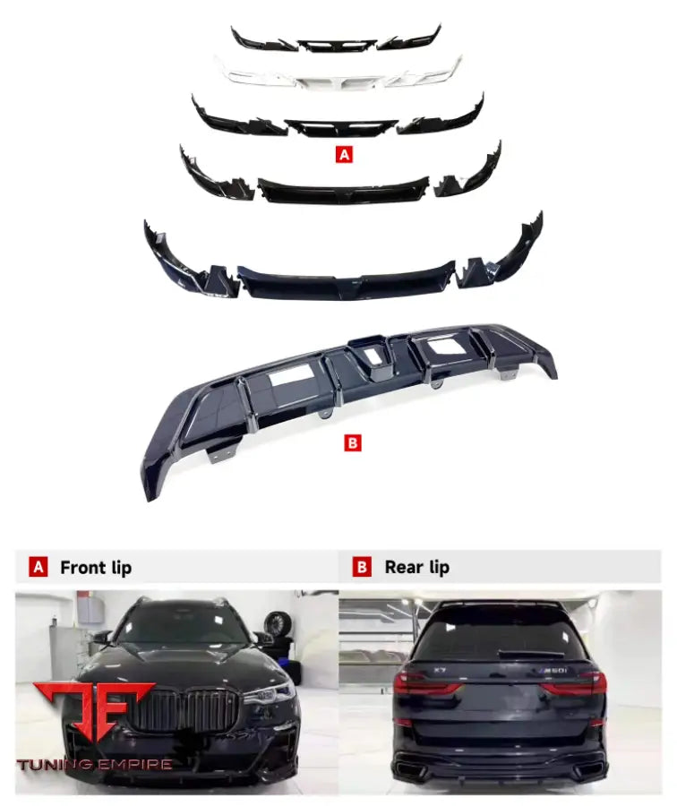 BMW X7 FROTN LIP AND DIFFUSER 2018Y+