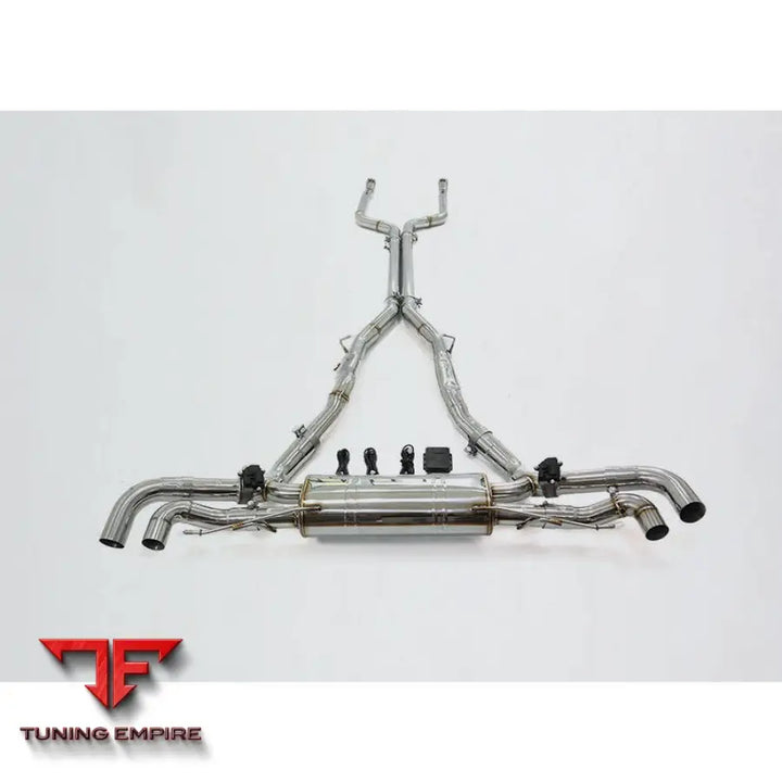 BMW X7 M50I G07 4.4T STAINLESS STEEL CATBACK RAZOR EXHAUST WITH MUFFLER VALVE