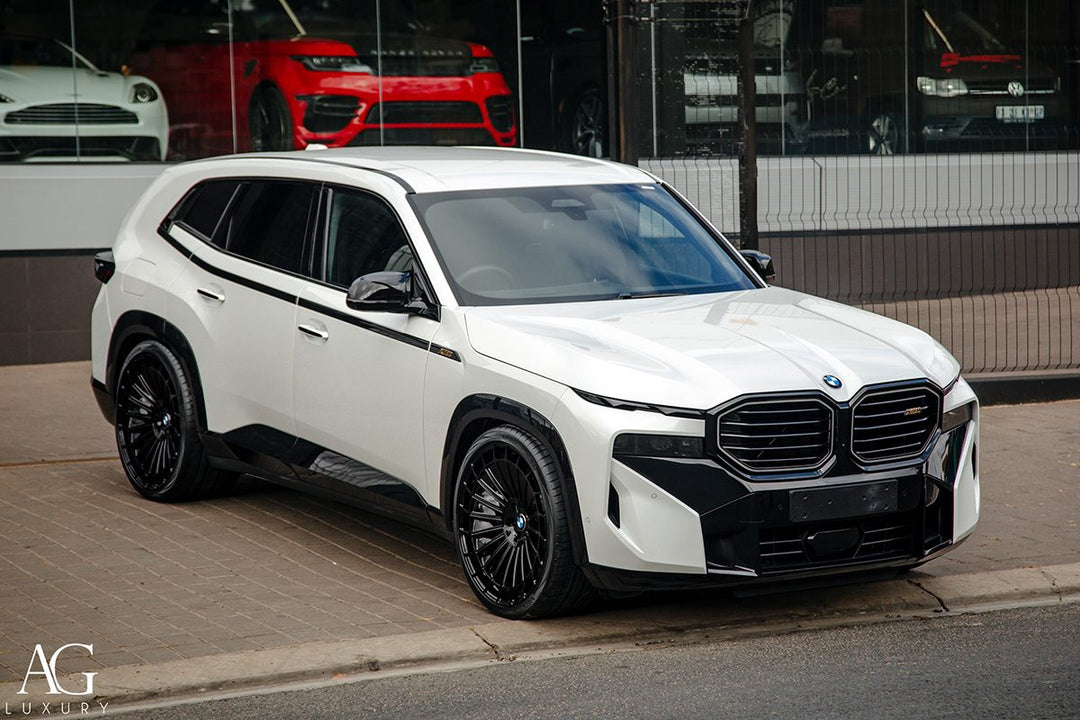 BMW XM on custom forged wheels