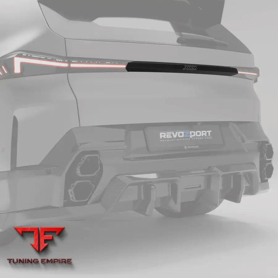 BMW XM G09 CARBON FIBER TAILGATE TRIM PANEL