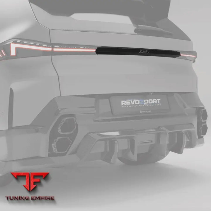 BMW XM G09 CARBON FIBER TAILGATE TRIM PANEL