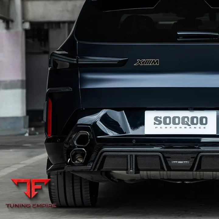 BMW XM G09 REAR BUMPER INSERT IN PREPREG CARBON FIBRE - Carbon Fibre Parts
