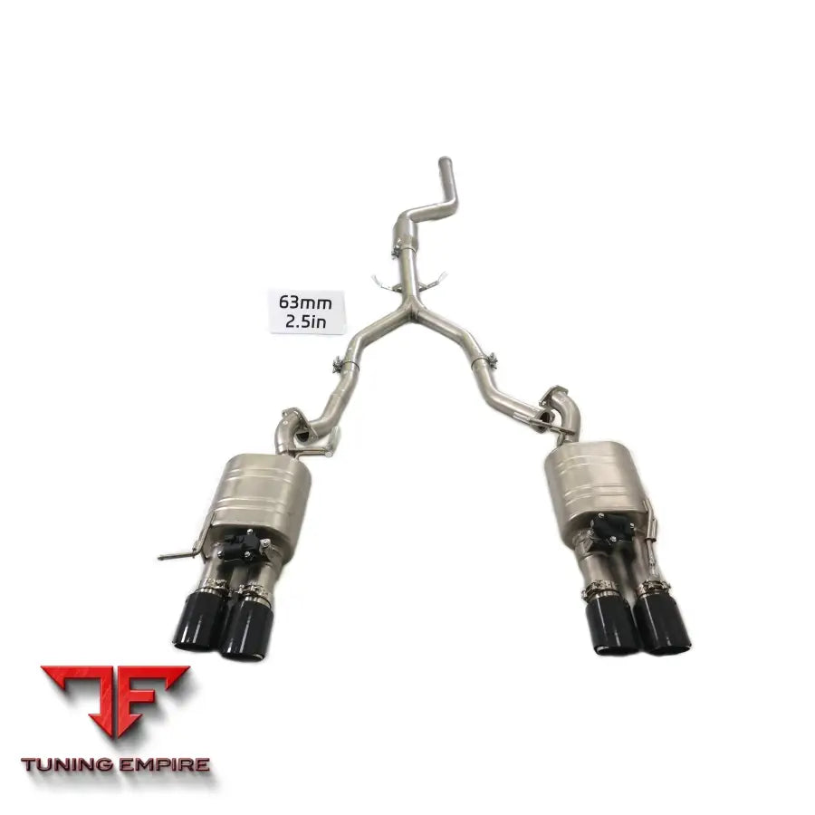 BMW Z4 E89 2.0L VALVETRONIC STAINLESS STEEL CATBACK RAZOR EXHAUST PIPE WITH MUFFLER VALVE