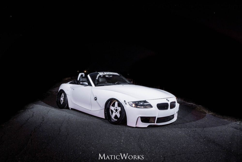 BMW Z4 on custom forged wheels