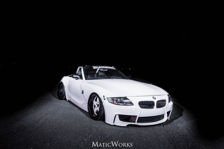 BMW Z4 on custom forged wheels