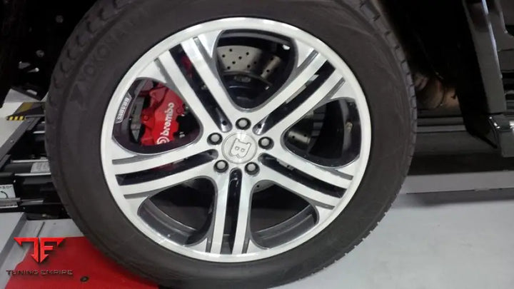 BRABUS 20″ MONOBLOCK Q WHEEL SET TITANIUM POLISHED FOR W463 (1999-2018)