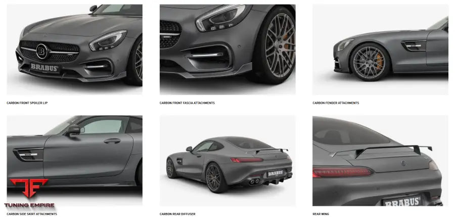 BRABUS MERCEDES GT-CLASS C190 BASIC CAR UNTIL MODEL YEAR 2016