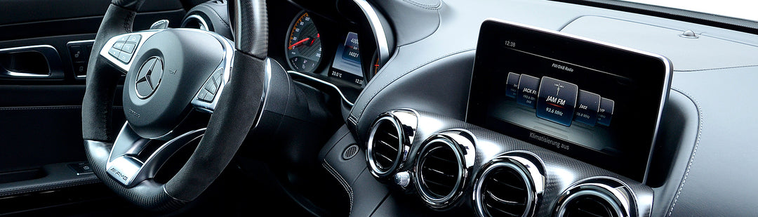 MEC Design C190 GT/ GT S Sports multifunktions-airbag-steering wheel – Carbon Leather/ Alcantara