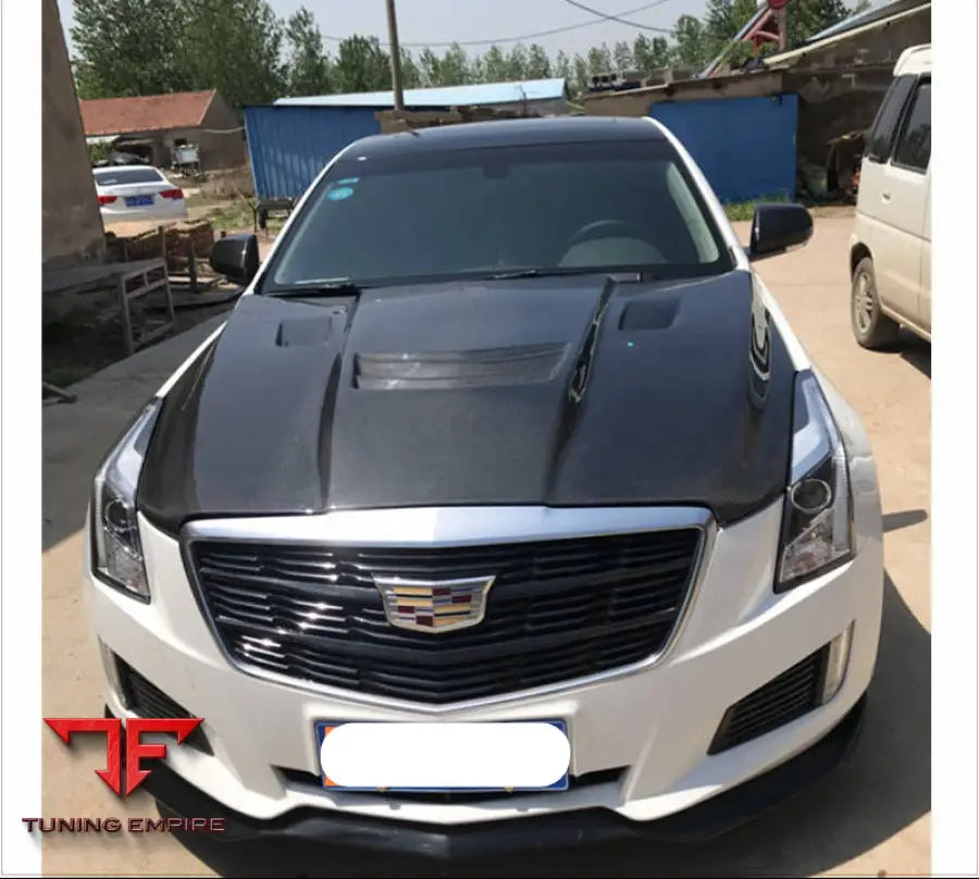 CADILLAC ATS CARBON FIBER BONNET HOOD 2013-2015Y