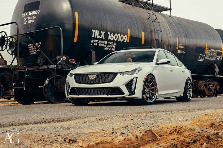 Cadillac CT5-V Blackwing on custom forged wheels