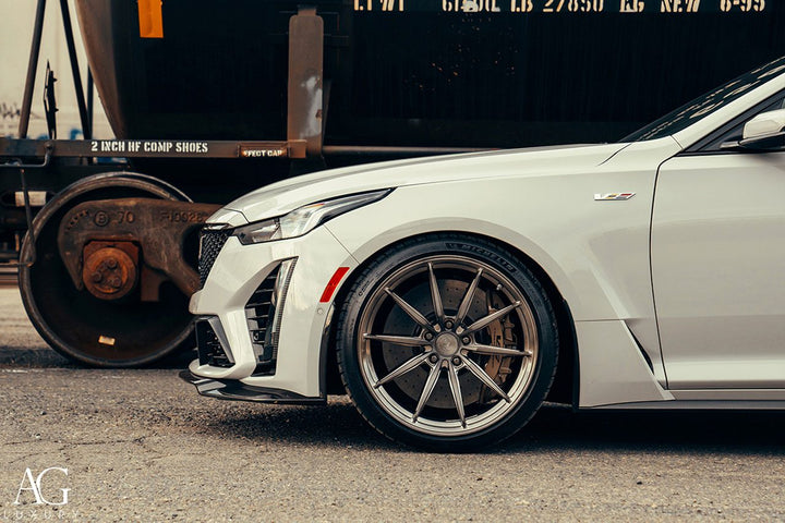 Cadillac CT5-V Blackwing on custom forged wheels