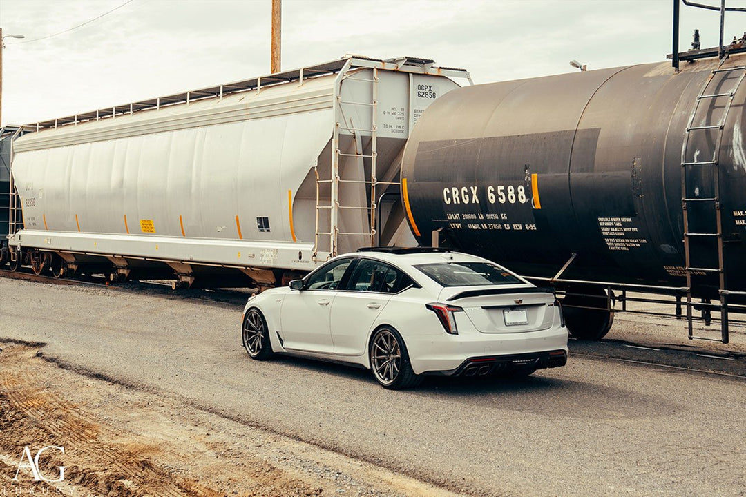 Cadillac CT5-V Blackwing on custom forged wheels