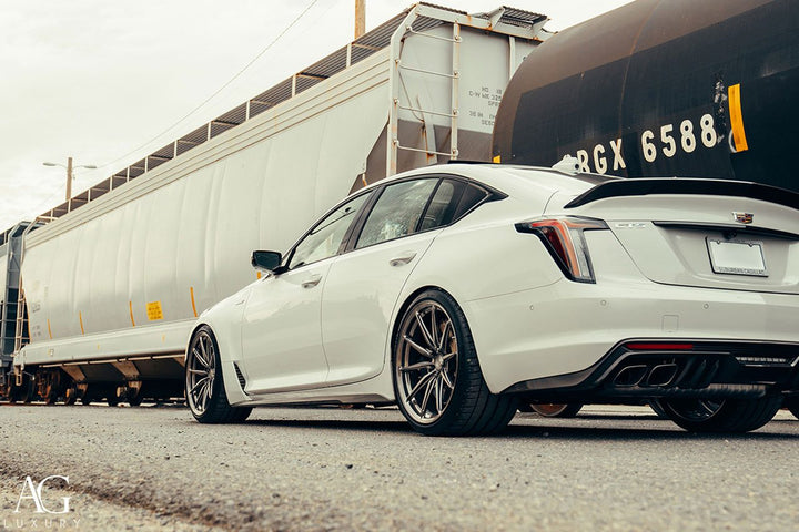 Cadillac CT5-V Blackwing on custom forged wheels