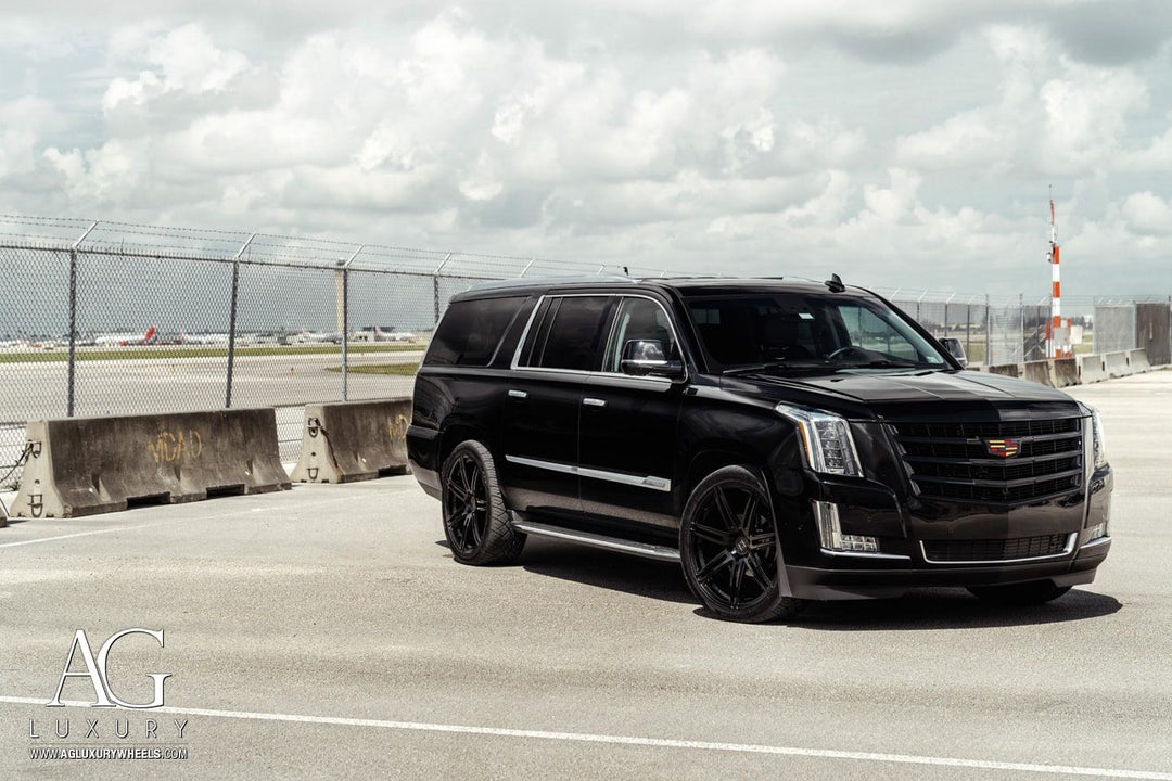 Cadillac Escalade EXT on custom forged wheels