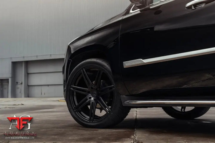Cadillac Escalade EXT on custom forged wheels
