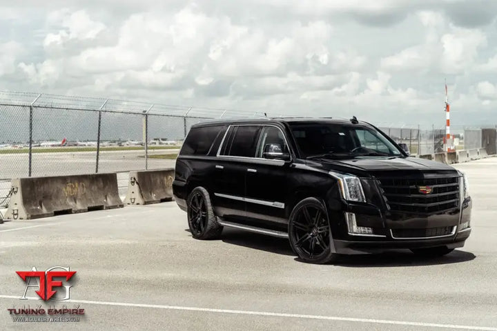 Cadillac Escalade EXT on custom forged wheels