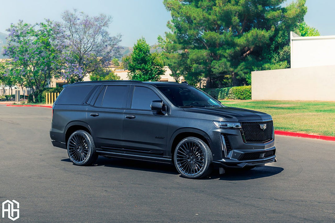 Cadillac Escalade V on custom forged wheels