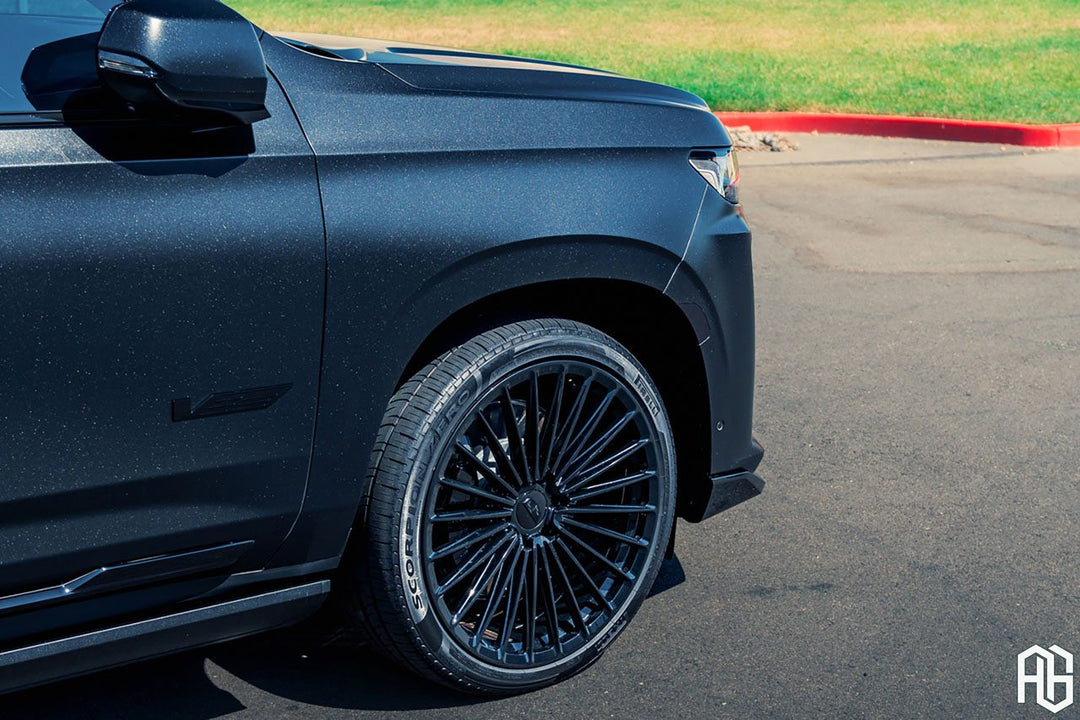 Cadillac Escalade V on custom forged wheels