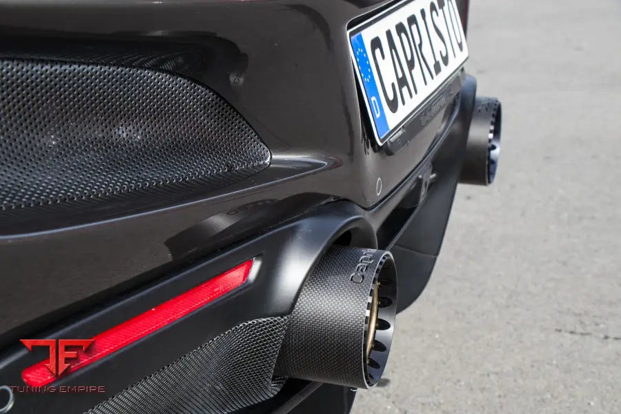 Capristo Ferrari F8 Spider Exhaust System