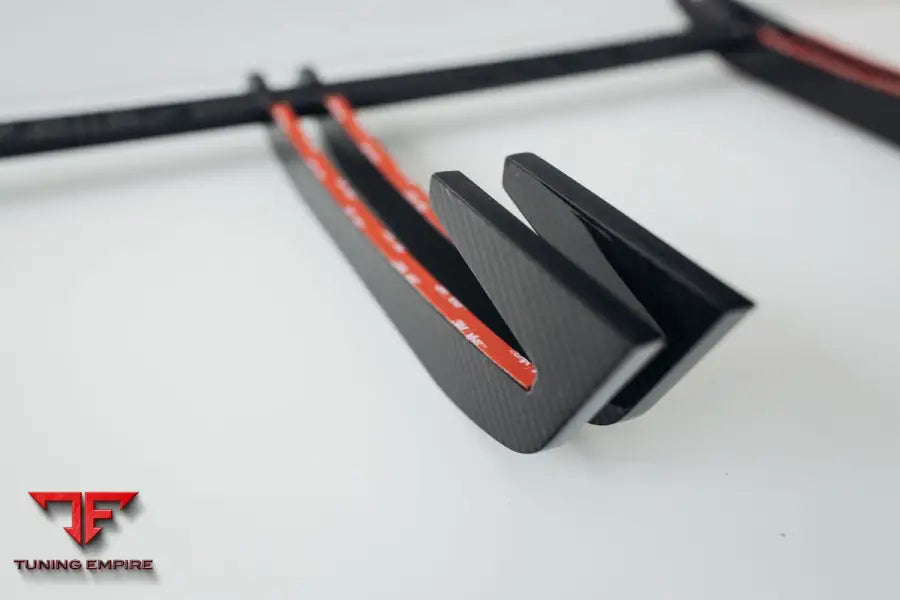 CARBON REAR BUMPER DIFFUSER TRIM FOR PORSCHE TAYCAN TURBO / TURBO S - Price on request - Body Kit