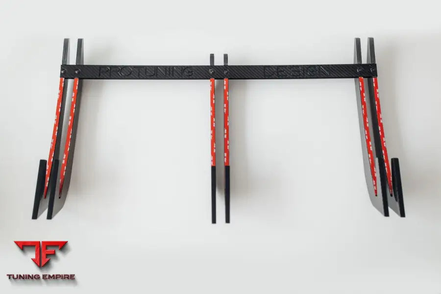 CARBON REAR BUMPER DIFFUSER TRIM FOR PORSCHE TAYCAN TURBO / TURBO S - Price on request - Body Kit