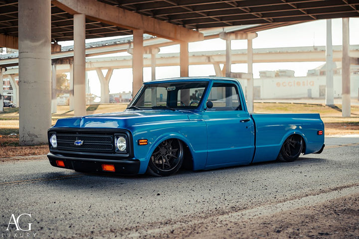 Chevrolet C10 on custom forged wheels