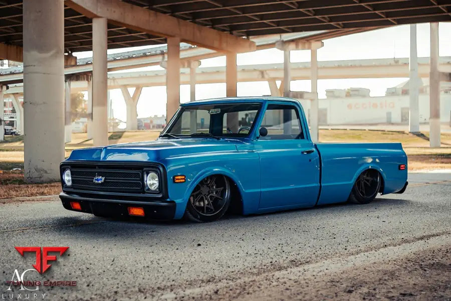 Chevrolet C10 on custom forged wheels
