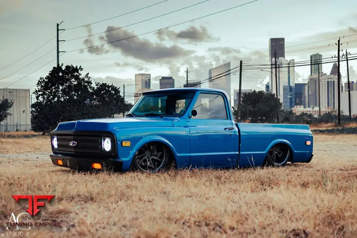 Chevrolet C10 on custom forged wheels