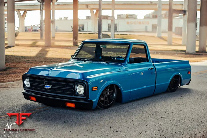 Chevrolet C10 on custom forged wheels
