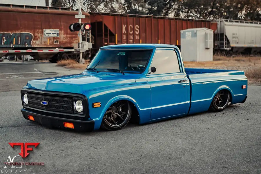 Chevrolet C10 on custom forged wheels
