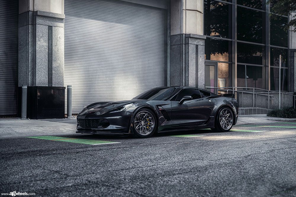 CHEVROLET C7 CORVETTE Z06 on custom forged wheels
