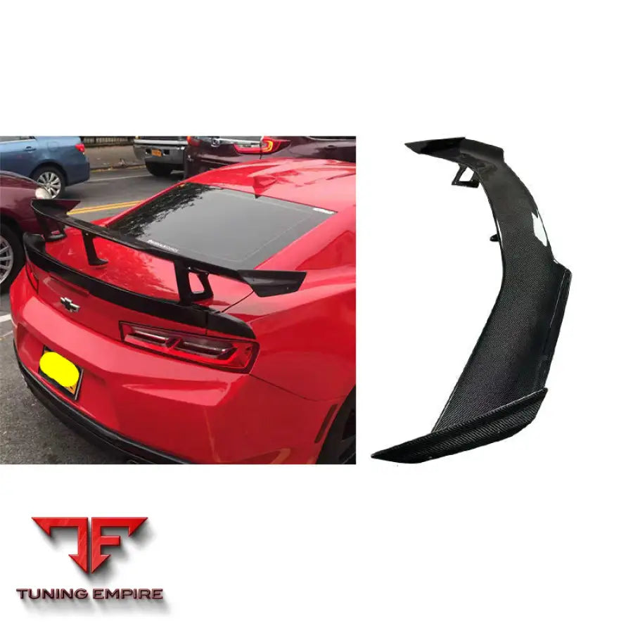 CHEVROLET CAMARO 6TH GEN CARBON FIBER SPOILER REAR WING 2016-2018Y