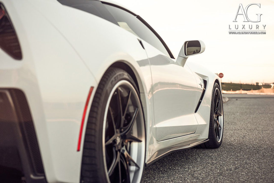 Chevrolet Corvette on custom forged wheels