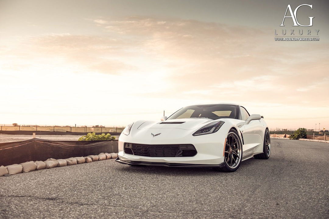 Chevrolet Corvette on custom forged wheels