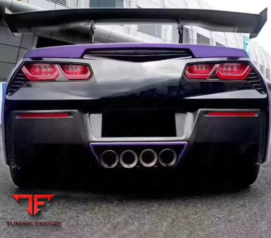 CHEVROLET CORVETTE C7 CARBON FIBER REAR DIFFUSER 2014-2019Y