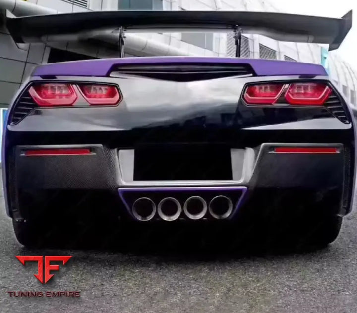 CHEVROLET CORVETTE C7 CARBON FIBER REAR DIFFUSER 2014-2019Y