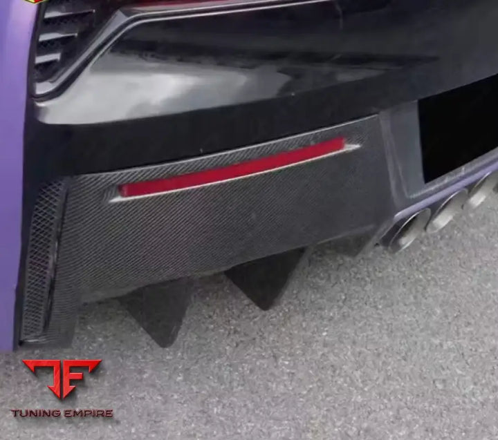 CHEVROLET CORVETTE C7 CARBON FIBER REAR DIFFUSER 2014-2019Y