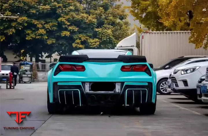 CHEVROLET CORVETTE C7 CARBON FIBER REAR DIFFUSER