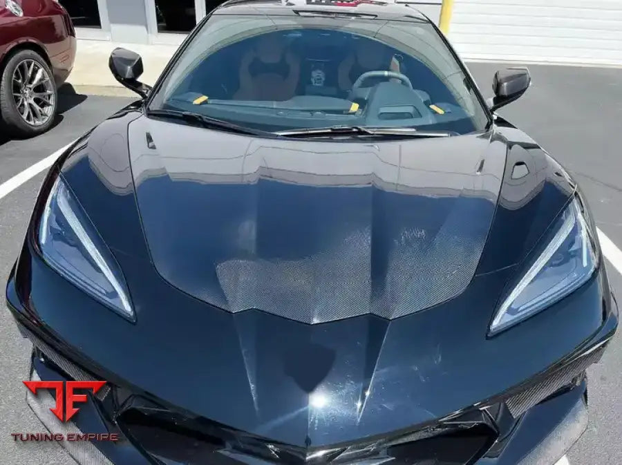 CHEVROLET CORVETTE C8 2020 + OEM STYLE CARBON FIBER HOOD