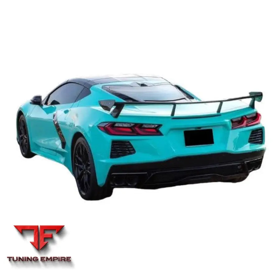 CHEVROLET CORVETTE C8 CARBON FIBER REAR TRUNK SPOILER 2020-2024Y