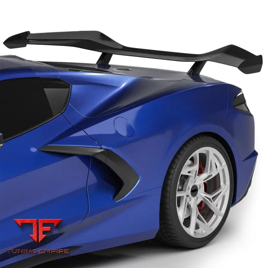 CHEVROLET CORVETTE C8 STINGRAY 2020 + Z06 STYLE CARBON REAR SPOILER