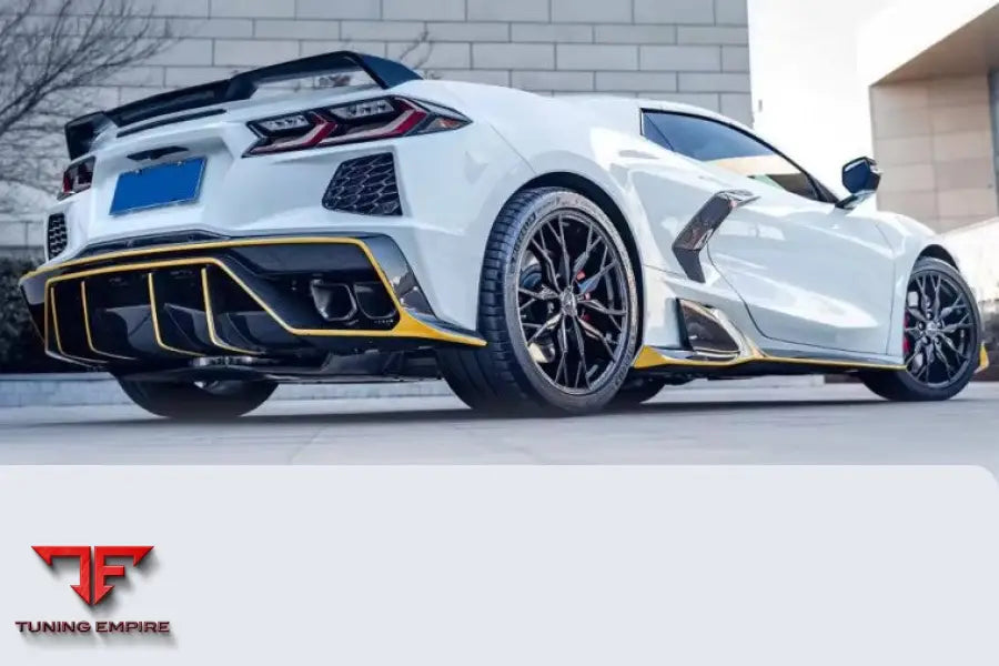 CHEVROLET CORVETTE C8 STINGRAY CARBON FIBER REAR DIFFUSER