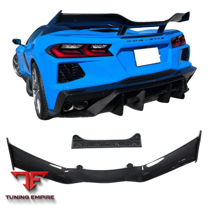 CHEVROLET CORVETTE C8 Z06 CARBON FIBER REAR SPOILER WING