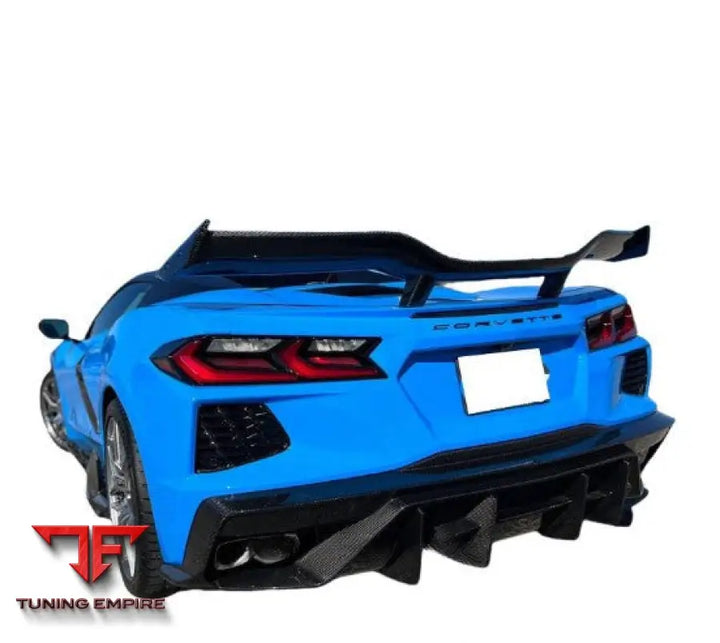 CHEVROLET CORVETTE C8 Z06 CARBON FIBER REAR SPOILER WING