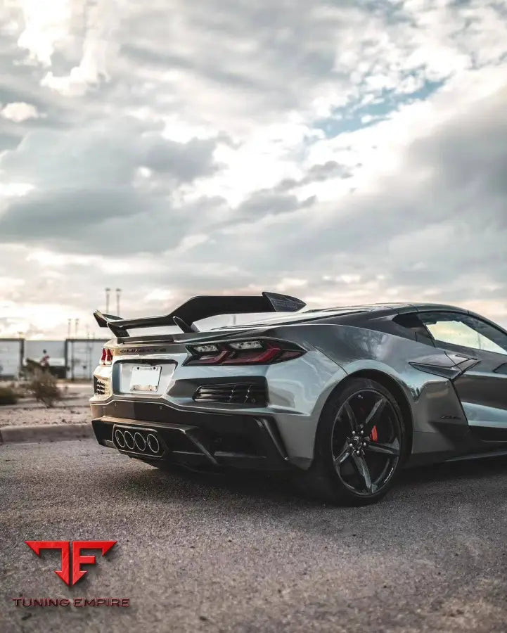 CHEVROLET CORVETTE C8 Z06 CARBON FIBER REAR SPOILER WING 2019Y