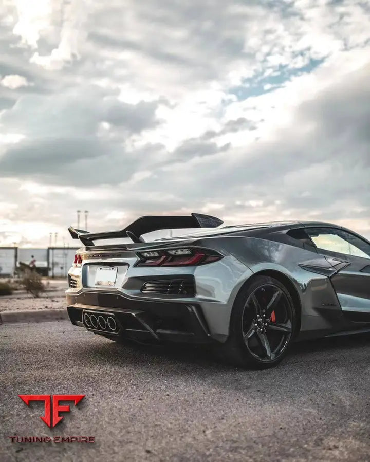 CHEVROLET CORVETTE C8 Z06 CARBON FIBER REAR SPOILER WING 2019Y